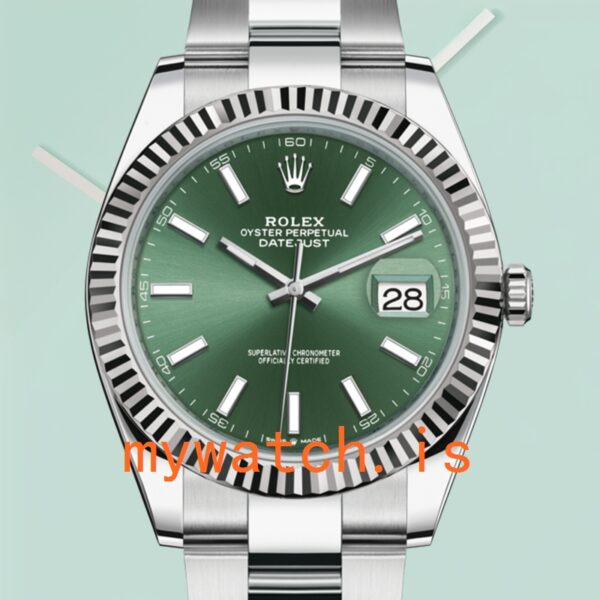 Rolex Datejust Mens 41mm m126334-0027 Silver-tone Automatic: A Timeless Masterpiece