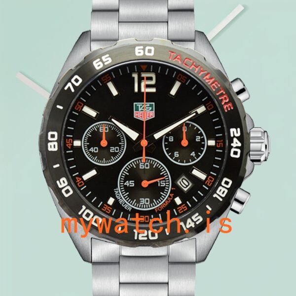Tag Heuer Formula 1 CAZ1014-001 Men 43mm Black Dial Bracelet: A Comprehensive Review