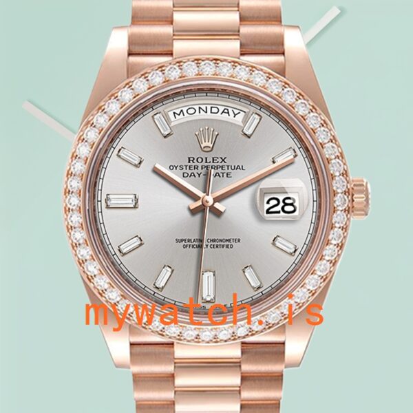 Rolex Day-Date 40mm m228345rbr-0007 Mens Rose Gold-tone President Bracelet: A Timeless Masterpiece