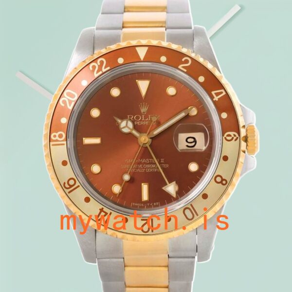 Rolex GMT Master 16713BNSO Mens 40mm Oyster Bracelet Automatic: Genuine vs. Replica
