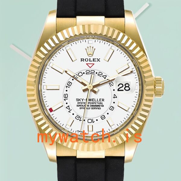 Rolex Sky-Dweller 42mm Men’s M326238-0006 White Dial: A Masterpiece of Horology