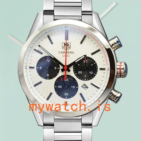 Tag Heuer Carrera Men 43mm CarreraWSB-013 Silver-tone: A Timeless Masterpiece