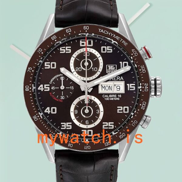 Tag Heuer Carrera CV2A1S.FC6236 43mm Mens Brown Dial: Genuine vs. Replica Analysis